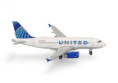 Herpa Wings  United Airlines Airbus A319  N877UA